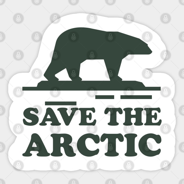 Save the Arctic Sticker by kirkomed